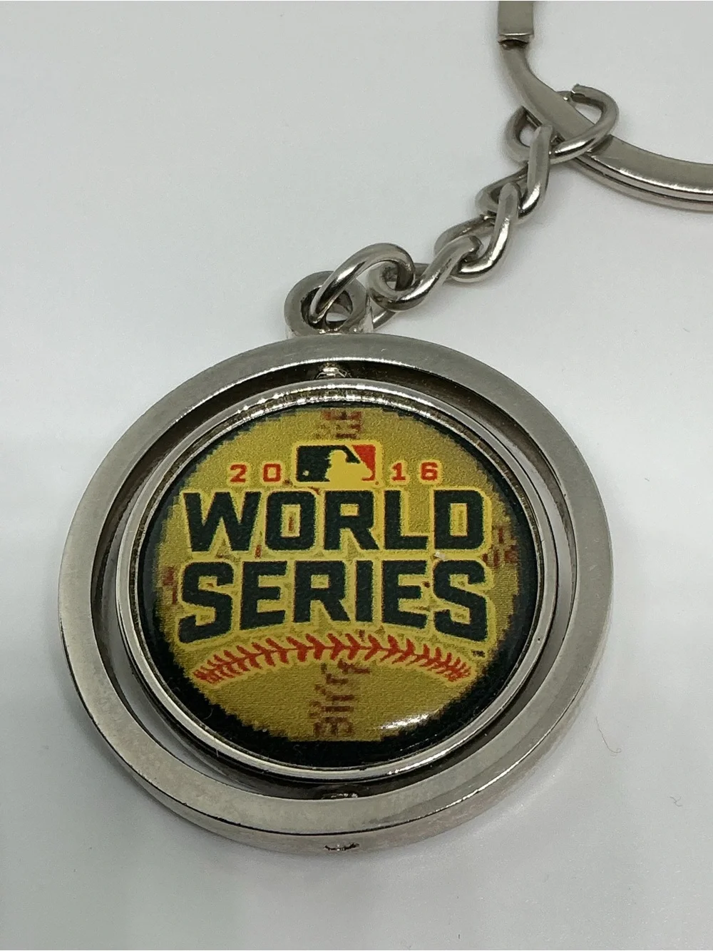 Chicago Cubs 2016 MLB World Series Champions Spinning Key Ring
